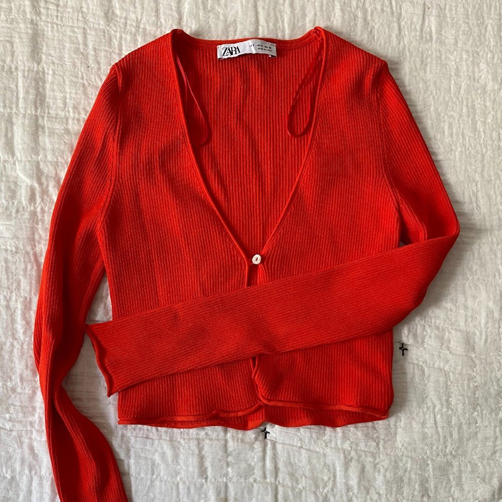 Zara Button Front Top, Size Small